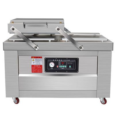 2.1KW Двухкамерная вакуумная упаковочная машина для одежды/химической жидкости/продовольственных пакетов
