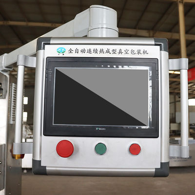 Advanced Automatic Dofu Boxes Thermoforming Vacuum Packaging Machine 4500*850*200 мм Продвинутая автоматическая коробка для термоформирования вакуумной упаковки 4500*850*200 мм