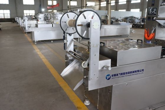 Автоматическая упаковочная машина с модифицированной атмосферой для свежих фруктов с индивидуальной формой