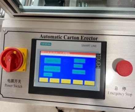 Стеклянный упаковочный материал высокая скорость 25 картон в минуту Автоматическая уплотнительная машина