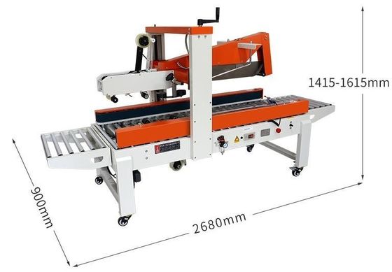 Регулируемая картонная клапанная складная и уплотнительная машина для различной высоты картона
