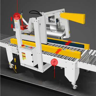 Регулируемая картонная клапанная складная и уплотнительная машина для различной высоты картона