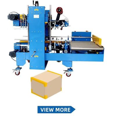 Электрическая коробка картонного корпуса эректор складные клапаны уплотнительная машина для производственной линии