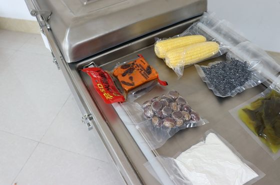 304 нержавеющая сталь двойная камера вакуумная упаковка для рыб мясо вакуумная упаковочная машина