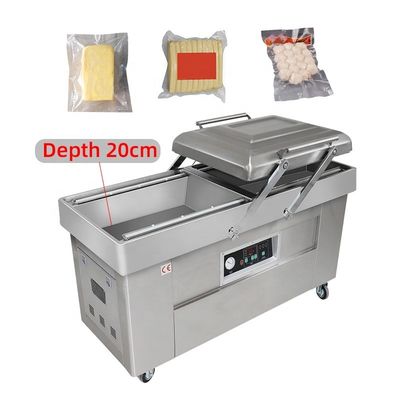 Машины для вакуумной упаковки с двойным вакуумом DZ-400/2SB для упаковки сэндвича риса