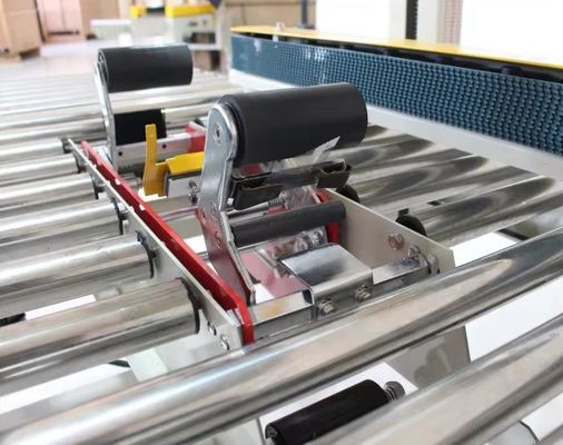 FXJ-4030S полуавтоматический перекрестный уплотнитель картонный корпус корпус уплотнитель ленты уплотнитель с обоими концами роликовый стол