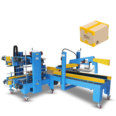 Магазины одежды Автоматическая картонная эректорная уплотнительная машина с верхним складной клапаном и паллетной картонной упаковочной линией