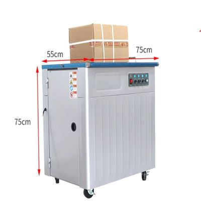 Полуавтоматическая машина для застегивания картонных коробок с двойными двигателями и запасными частями