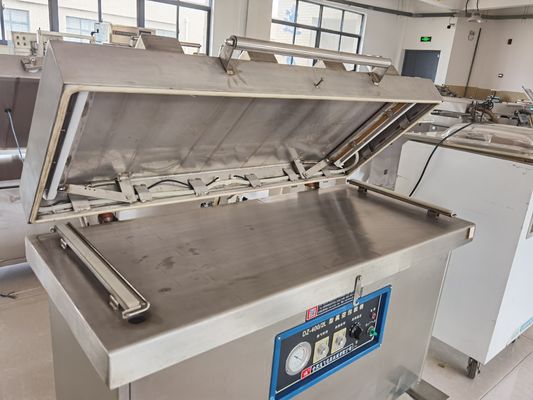 Вакуумная камера Размер 1000*400*90 полный 304 пищевой вакуумный уплотнитель для мясной свиной ноги