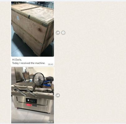 Вакуумная упаковочная машина для пищевых напитков с азотным газовым смывом и двумя уплотнительными лентами