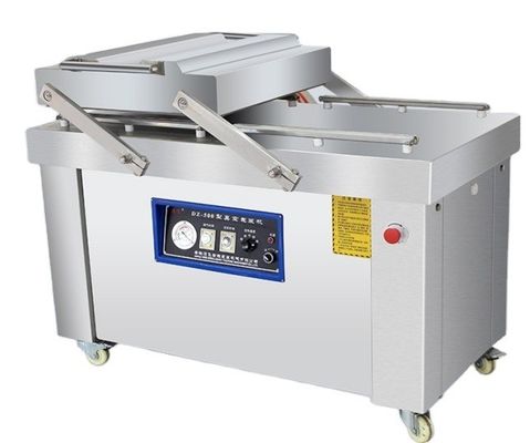 Машина для вакуумной упаковки мяса с двойной камерой с непрерывным вакуумным раствором