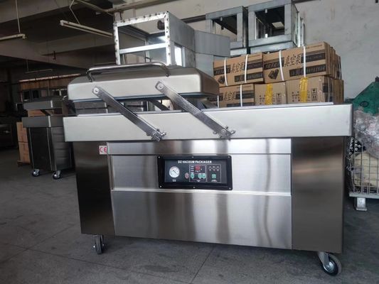 Коммерческий полуавтоматический DZ 400 двойной камерный вакуумный уплотнитель для уплотнительных полос 4Pcs
