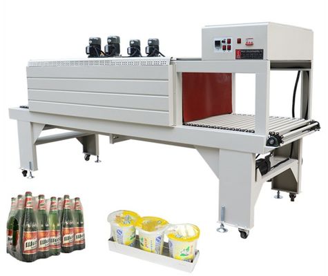Удобная полуавтоматическая пластиковая бутылка может PE пленка сократить обертывание упаковочной машины