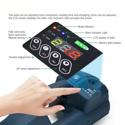 Электрическая автоматическая ременьная оберточная машина для 10-16 мм PET PP пластиковых ремней