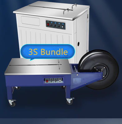 Полуавтоматическая столовая ремень ленты коробка картонная ремень упаковочная машина для картонных коробок