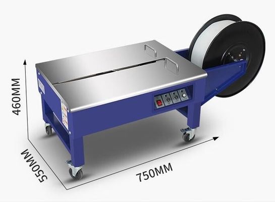 Полуавтоматическая столовая ремень ленты коробка картонная ремень упаковочная машина для картонных коробок