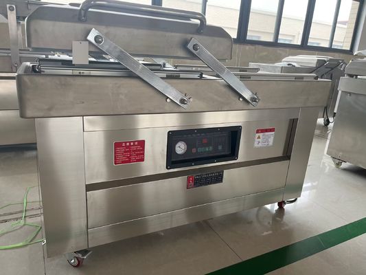 Двойные канавные камеры Вакуумная упаковочная уплотнительная машина с размером камеры 400 * 400 * 120 мм
