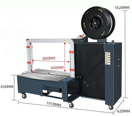 Автоматическая PP решетчатая машина для картона 1000W/10A 3 двигателя Boxing Machine