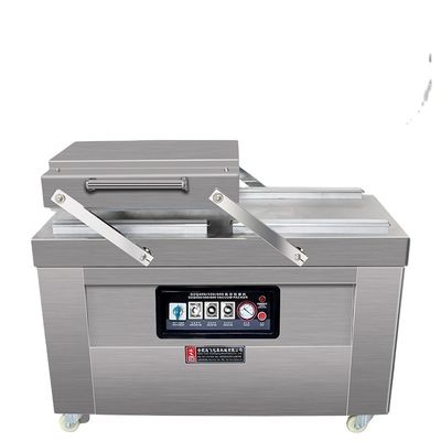 Машина для упаковки и герметизации пищевых продуктов из нержавеющей стали 201 Двухкамерный вакуумный герметизатор