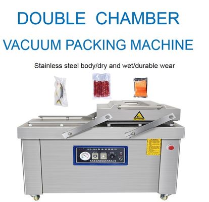 Компактный вакуумный уплотнитель DZ-700 2S для упаковки пищи мяса рыбы кофе говядина рис