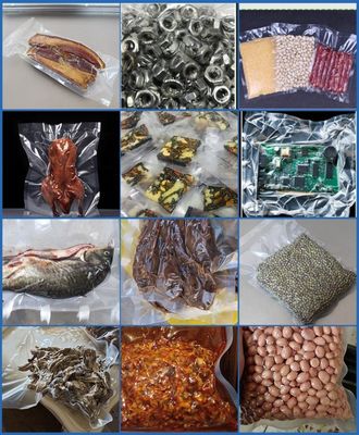 Машина для упаковки пищевых продуктов с камерой размером 1125x440x100 мм и длиной уплотнения 1000 мм