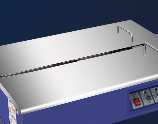 Полуавтоматическая PP ремень упаковки ременьная машина с двойным двигателем для герметизации картона