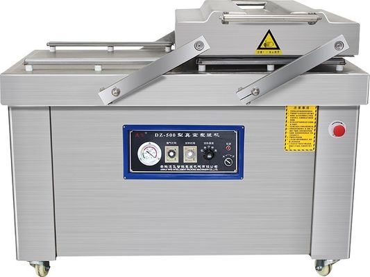 Двухкамерная вакуумная упаковочная машина для пластиковых упаковочных материалов и хранения продуктов питания