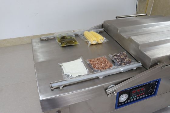 1500 Вт нержавеющая сталь двойная камера вакуумная пищевая упаковочная машина для продвинутых конструкций
