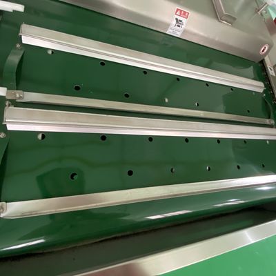 Электрический 1000 двойной полосы Авто продукты из бобов и диких овощей непрерывный вакуумный упаковочный аппарат