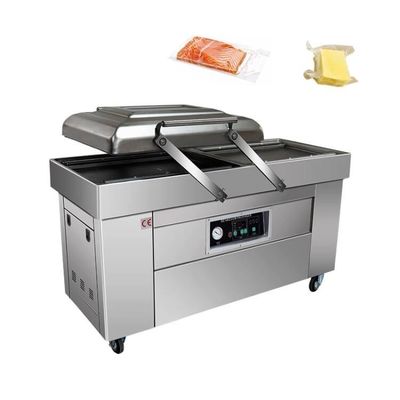 Полуавтоматический вакуумный герметизатор с двойной канавкой для сушеных фруктов дюриана и кукурузных хлопьев
