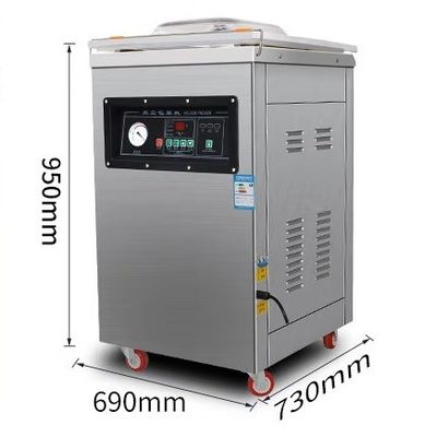 Коммерческий полуавтоматический вакуумный уплотнитель для пищевых пакетов свежее мясо рыба креветки говядина