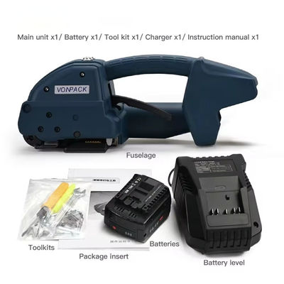 Электрическая лентовая машина для PP PET ленты с долговечным перезаряжаемым батареем