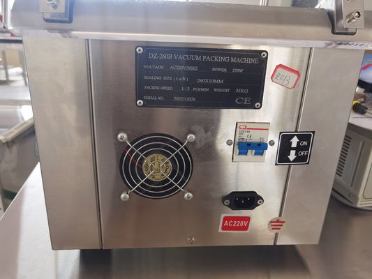 Настраиваемое напряжение полуавто DZ 260 Столовой тип вакуумный уплотнитель для куримой рыбы и пищи