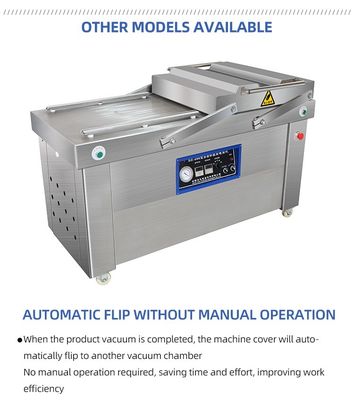 DZ-400 Четыре пломбные полоски Вакуумная упаковочная машина для свежего мяса и мясных продуктов