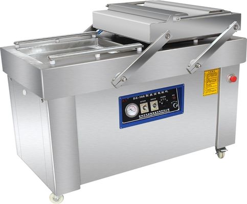 Коммерческий вакуумный уплотнитель мяса с двойной большой камерой DZ-600/2SB 183x90x105cm