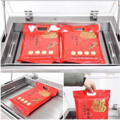 Специализированная сертификация CE Автоматическая двойная вакуумная упаковочная машина для риса весом 5 кг/10 кг