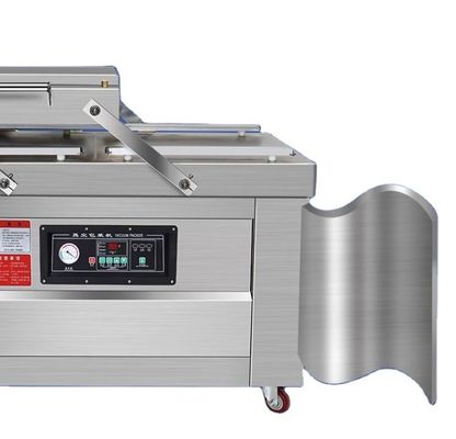 220V/50HZ Двухкомнатный вакуумный уплотнитель для хлеба, мяса, рыбы, зерна, овощей и картофеля