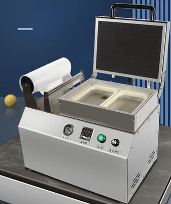 Электрическая вакуумная термоформационная машина для морепродуктов с пластиковым упаковочным материалом