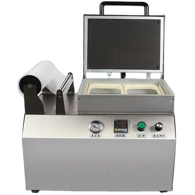 Электрическая вакуумная термоформационная машина для морепродуктов с пластиковым упаковочным материалом