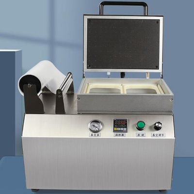 Электрическая вакуумная термоформационная машина для морепродуктов с пластиковым упаковочным материалом