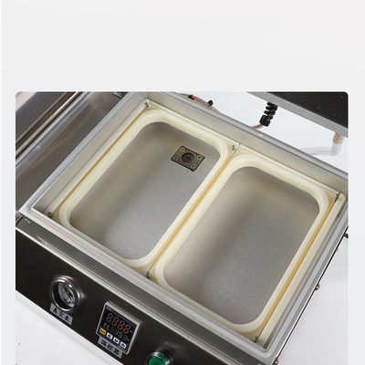 Электрическая вакуумная термоформационная машина для морепродуктов с пластиковым упаковочным материалом