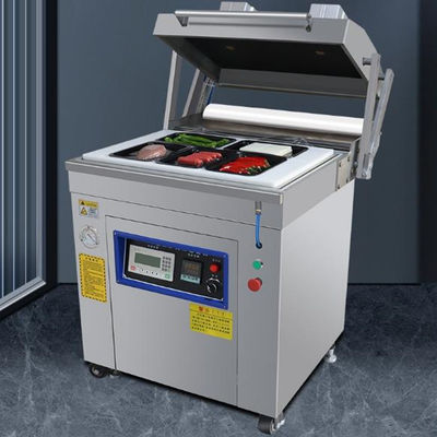 Автоматическая вакуумная упаковочная машина для мясной кожи для уплотнителя тарелки для пищи 830*750*91050 мм