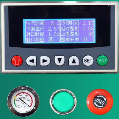 800 Вт сила уплотнения вакуумный упакованный рис Автообразный кирпичный вакуумный упаковочный аппарат для риса