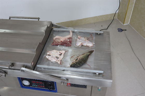 Пластиковый упаковочный раствор DZ-800/2SB Куриный вакуумный камерный уплотнитель для промышленной