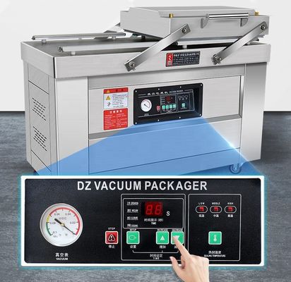 Усовершенствованная 2Pcs камера NO. Двухкамерный вакуумный уплотнитель для закусок фруктов и овощей