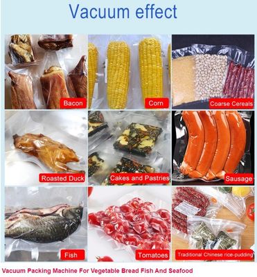 Усовершенствованная 2Pcs камера NO. Двухкамерный вакуумный уплотнитель для закусок фруктов и овощей