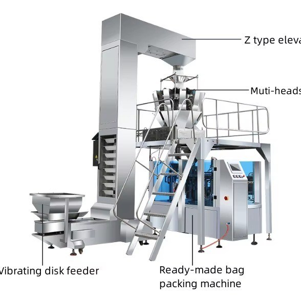 Пластиковый упаковочный материал используемый скоростной вращающийся пакет упаковочной машины для орехов и семян