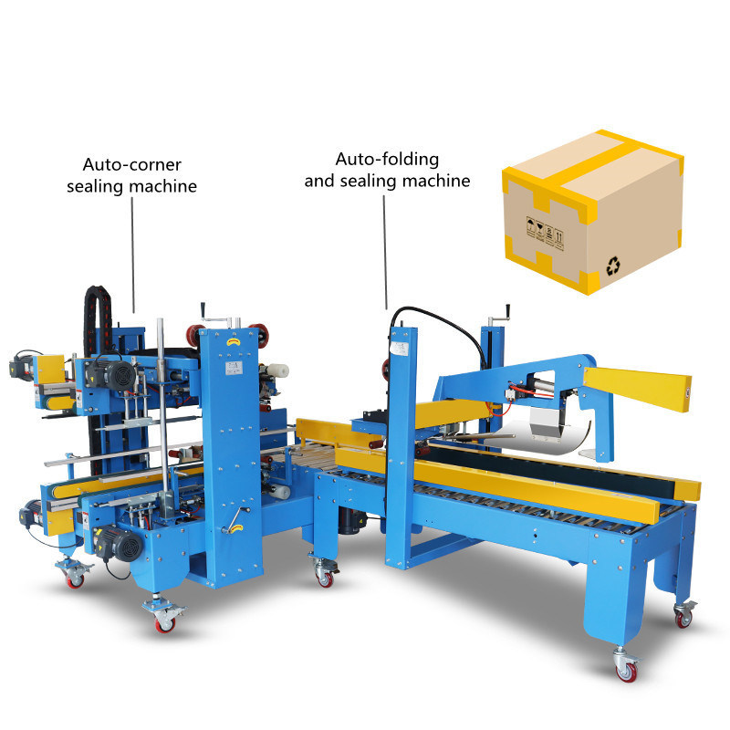 Электрическая коробка картонного корпуса эректор складные клапаны уплотнительная машина для производственной линии