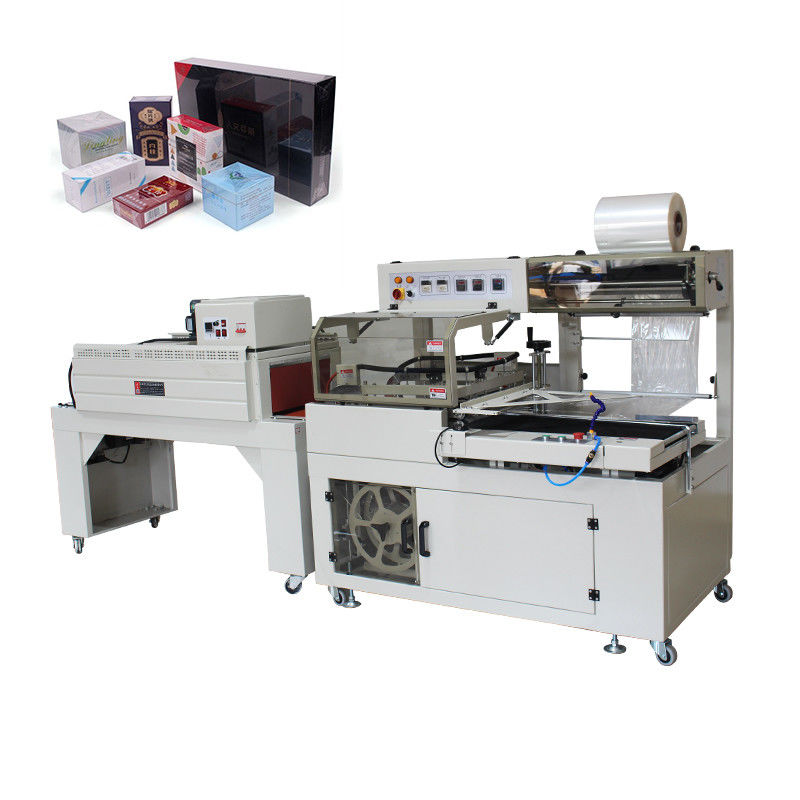Электрический POF Film Shrink Wrapping Machine для фруктовых подносов 1750*900*1450 мм Размер