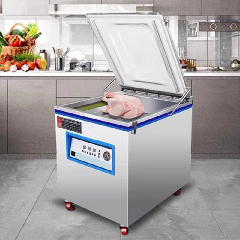 Вакуумная упаковочная машина для уплотнителей мяса с уплотнительной лентой 2Pc и скоростью насоса 20m3/h